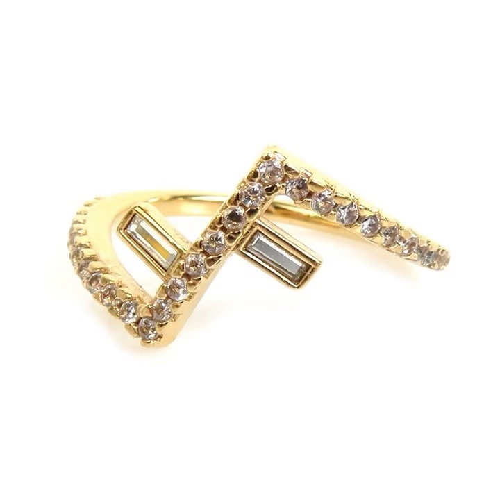 Fendi Forever Crystal Ring